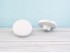 White round handle Ø5 cm. with nut Ref.25