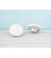 White round handle Ø5 cm. with nut Ref.25