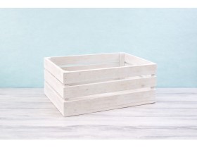 Caja Fruta Blanca 50x30x25 cm. 3 lamas Ref.D2017