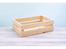 Natural Fruit Box 50x30x17 cm. 2 slats Ref.D2018N