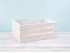White Fruit Box 50x30x25 cm. 3 slats Ref.D2017