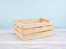 Natural Fruit Box 50x30x25 cm. 3 slats Ref.D2015