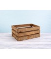 Aged Fruit Box 50x30x25 cm. 3 slats Ref.D2016