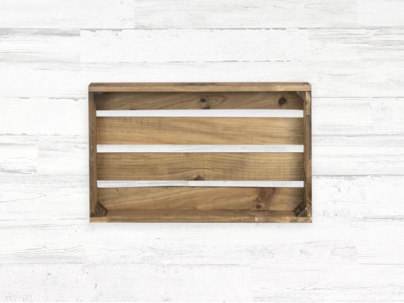 Aged Fruit Box 50x30x7.5 cm. 1 slat Ref.D2019