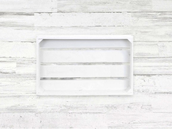 Caja Fruta Blanca 50x30x7,5 cm. 1 lama Ref.D2021