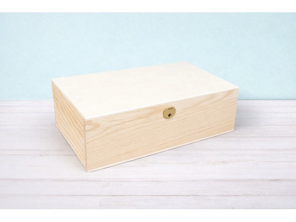 Caja de madera 29x15x8 cm. c/8 divisiones Ref.P35C47C