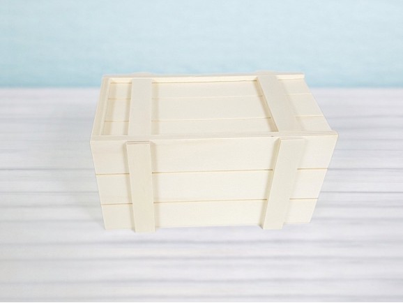 Wooden box Type Packaging 22x12x12 cm. with sliding cover Ref.PC10