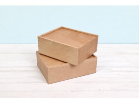 Wooden box 23x18.5x10 cm. with sliding lid Ref.PC21H