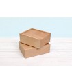 Caja de madera 23x18,5x10 cm. c/tapa corredera Ref.PC21H
