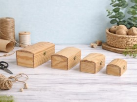 Baúl de madera pequeño varias medidas Ref.P1011S