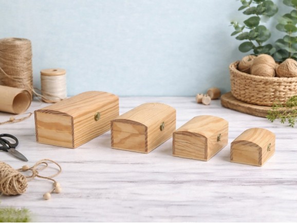 Baúl de madera pequeño varias medidas Ref.P1011S