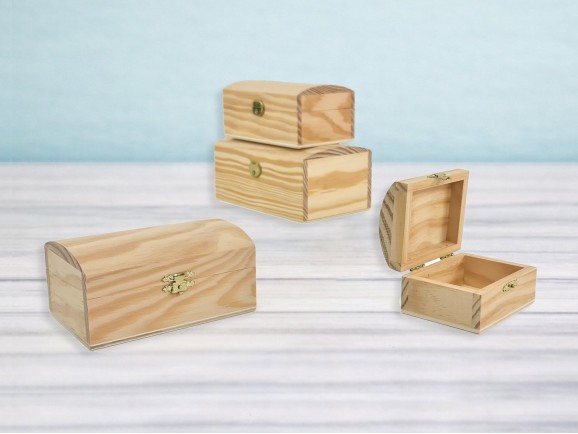 Small wooden chest various sizes Ref.P1011S