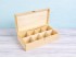 Caja de madera 29x15x8 cm. c/8 divisiones Ref.P35C47C