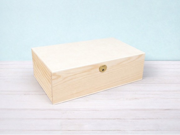 Wooden box 29x15x8 cm. with 8 divisions Ref.P35C47C