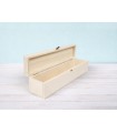 Wooden box 36x8x7 cm. with hinge and clasp Ref.P00CB02