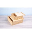 Wooden box 2 measures with sliding lid Frame Ref.P00C01