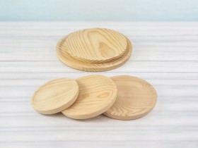 Platos de madera pulpo varias medidas Ref.AT010