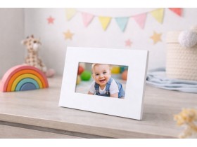 Photo frame 10x15 white lacquered Ref.PM4P