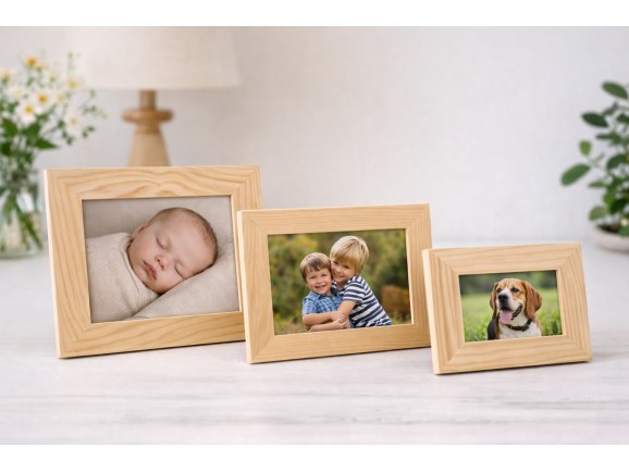 Pictures 5 cm frames with photo glass Ref.PVL5