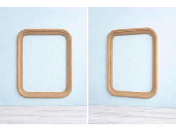 Marco de madera con perfil decorativo Ref. 603A