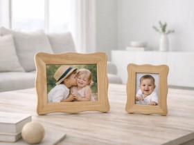 Wavy frames 5 cm. with photo glass Ref.PR4V