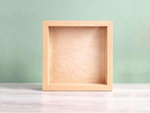 Caja Marco 3D c/cristal 25x25x4 cm. Ref.DRRA400