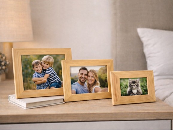 Pictures 4 cm frames with photo glass Ref.PVL4