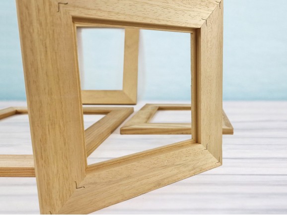 Molduras de madera 4 cm para decoración de pared Ref.MO99