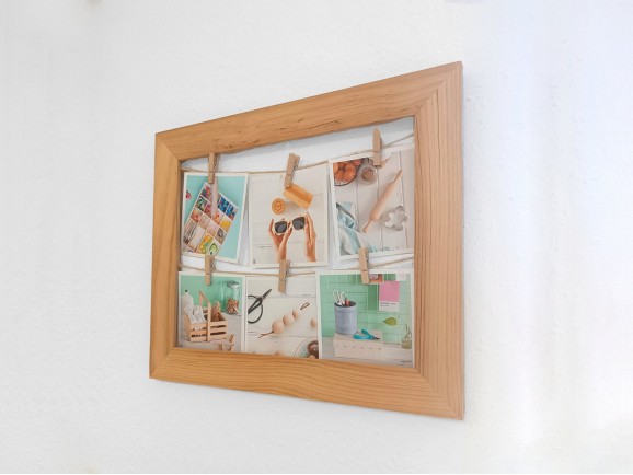 Molduras de madera 4 cm para decoración de pared Ref.MO99