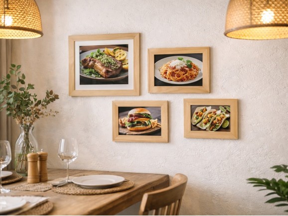 Molduras de madera 4 cm para decoración de pared Ref.MO99