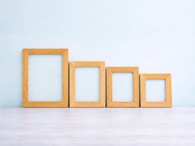 Wooden moldings 4 cm for wall decoration Ref.MO99