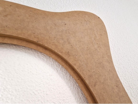 Marco decorativo ondulado para espejo ovalado Ref.MO610