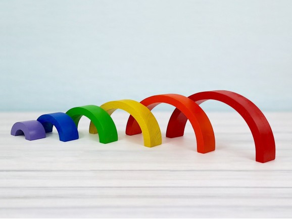 Arco Iris de madera Colores Ref.CCDV53