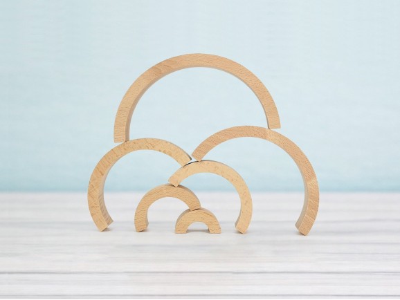Arco Iris de madera Natural Ref.CCDV54
