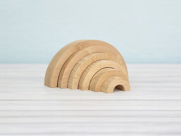 Natural wooden rainbow Ref.CCDV54