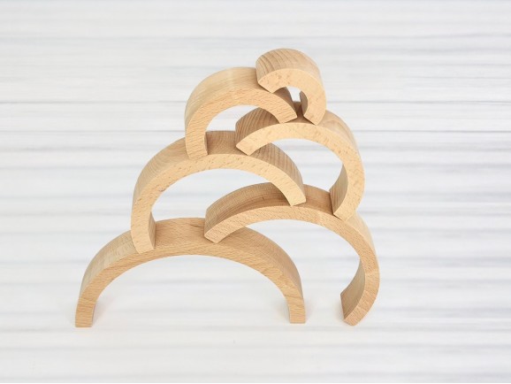 Natural wooden rainbow Ref.CCDV54