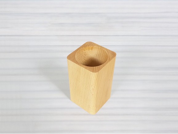 Portalápices de madera cuadrado Ref.CCJC61