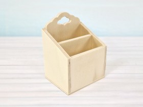 Escribanía de madera 11x9,5x15 Ref.AW24741