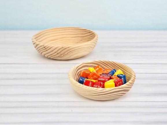 Pine wood bowl 2 measures Ref.AT3402