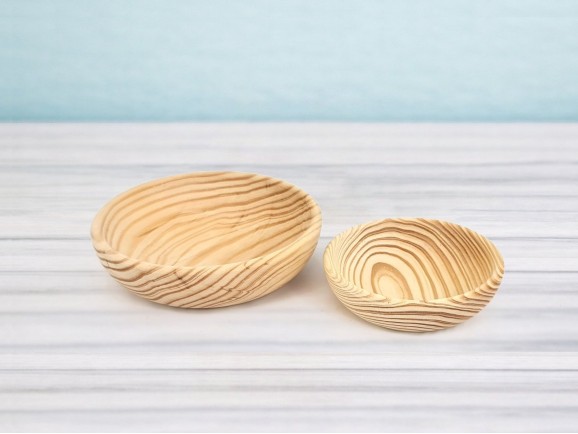Pine wood bowl 2 measures Ref.AT3402