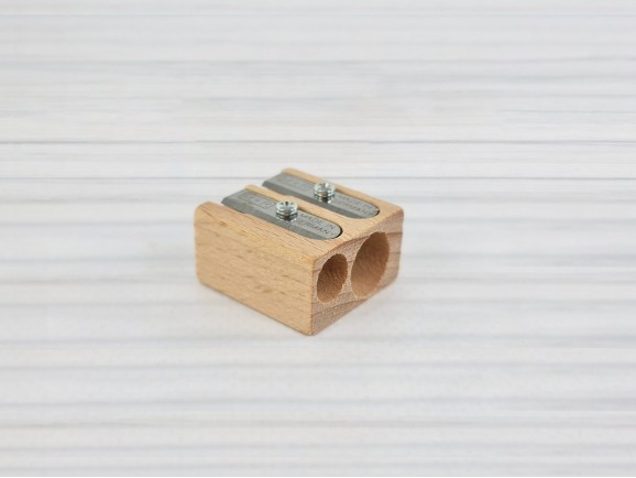 Sacapuntas de madera doble Ref.OP431645