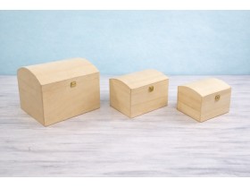 Wooden trunk 3 sizes Ref.AW2494