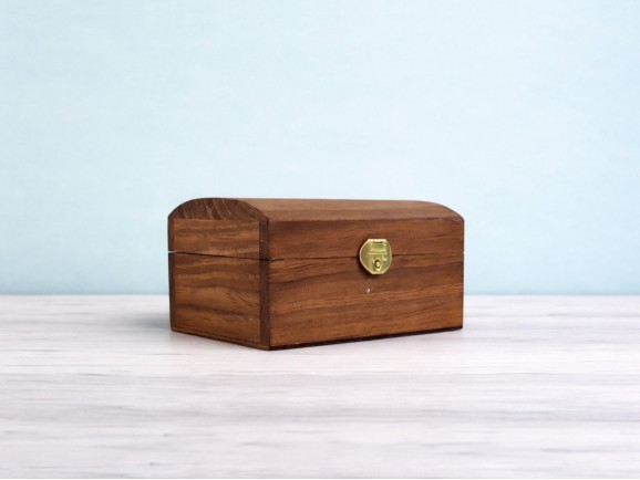 Baúl de madera envejecido 15x10x7 cm. Ref.P1014ST