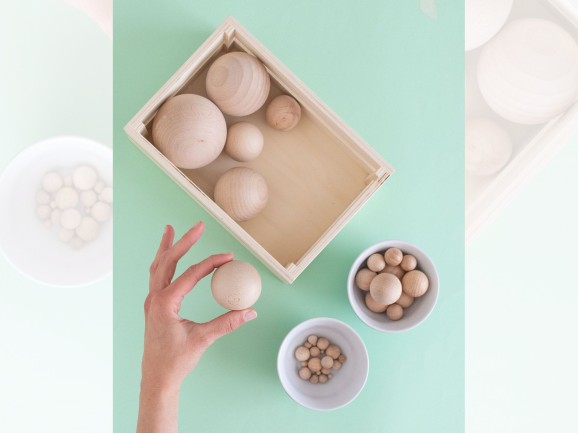 Wooden balls without drilling Ref.100