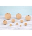 Bolas de madera con taladro Ref.100T