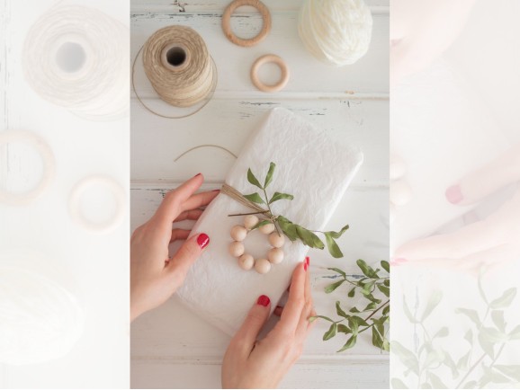 Bolas de madera con taladro Ref.100T