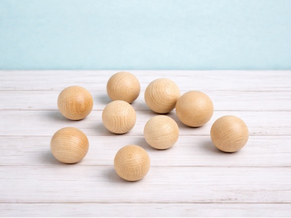 Bola de madera para Futbolín Ø33 mm. Ref.bolafutbolín