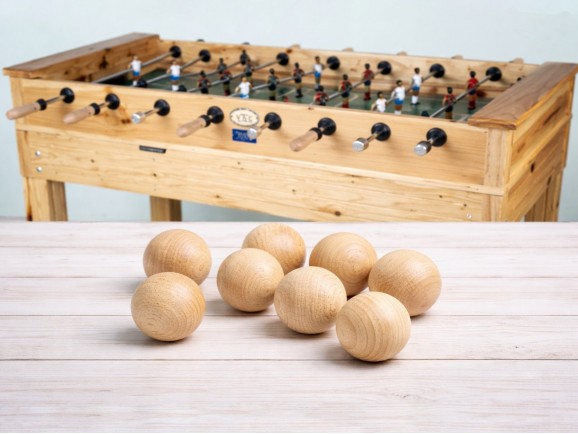Wooden ball for table football Ø 33 mm. Ref.bolafutbolín