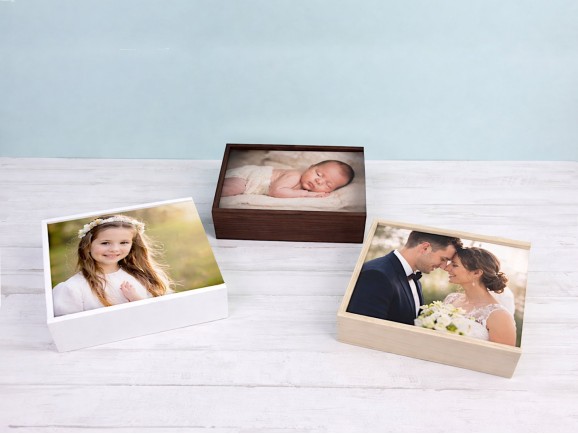 Caja para fotos con tapa impresa a todo color PF1520 y PF2025 Ref.PF2IM