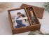 Aged Box 10x15 photos with Wood Cover Ref.P00CF13T